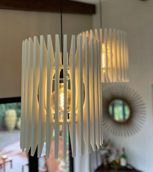 Sculptural Lighting at Home: Futurismo Shades in a Residential Setting