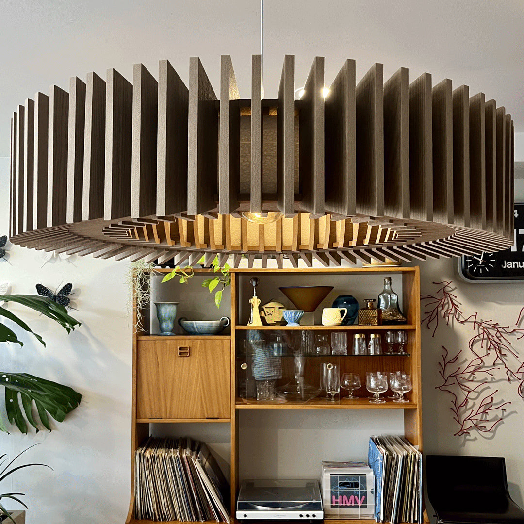 Futurismo in Wood Dining Room